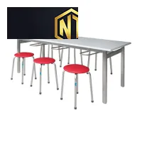 Bàn ăn công nghiệp Inox BA01-15